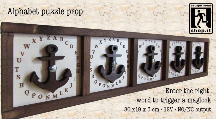 Alphabet puzzle prop